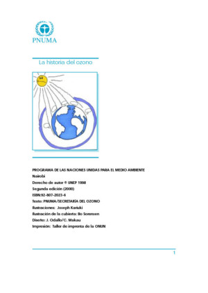 Libro La Historia del Ozono
